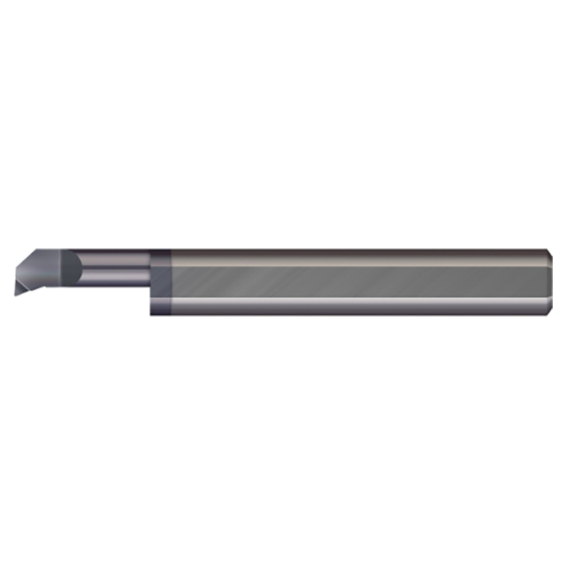 Micro 100 PBT-1801000X | 0.1800" Minimum Bore Diameter x 1.000" Maximum Bore Depth x 1/4" Shank x 2-1/2" OAL AlTiN Coated Carbide Top Rake Chipbreaker Boring Bar