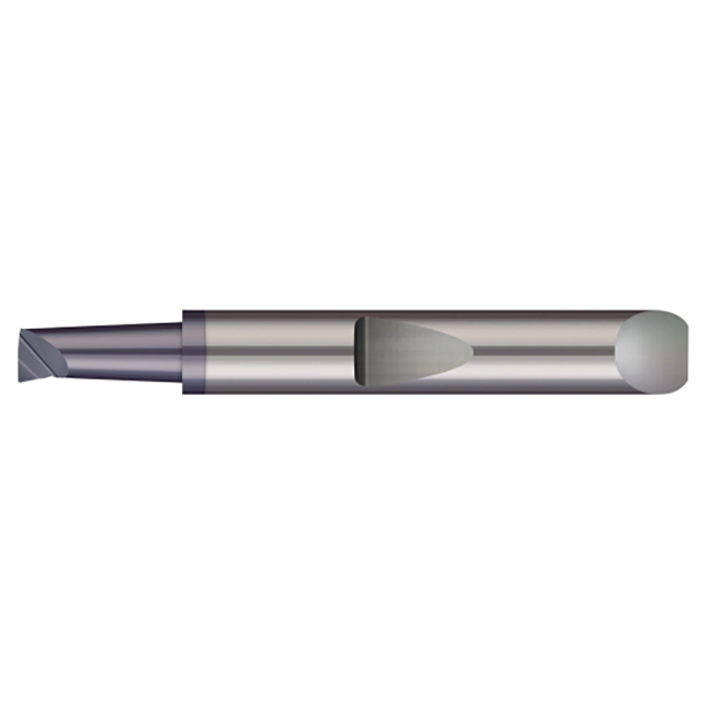 Micro 100 QBM-118500X | 0.0550" Centerline Offset x 0.500" Maximum Bore Depth x 0.003" Radius x 1/4" Shank x 2" OAL AlTiN Coating Carbide Quick Change Boring Tool