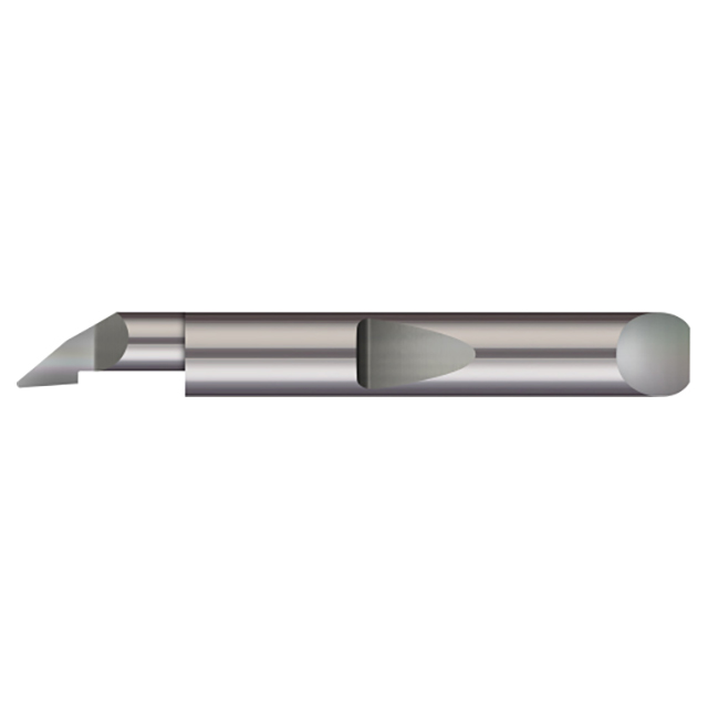 Micro 100 QPF-110500 | 0.1100" Minimum Bore Diameter x 0.500" Maximum Bore Depth x 3/16" Shank x 1-1/2" OAL Uncoated Carbide Quick Change Axial & Radial Profiling Tool