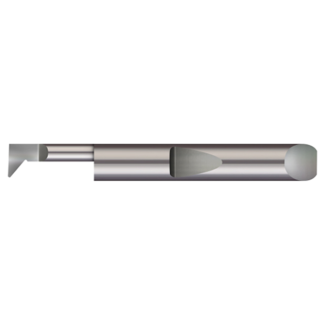 Micro 100 QPR-120750 | 0.1200" Minimum Bore Diameter x 0.750" Maximum Bore Depth x 3/16" Shank x 2" OAL Uncoated Carbide Quick Change Radial Profiling Tool