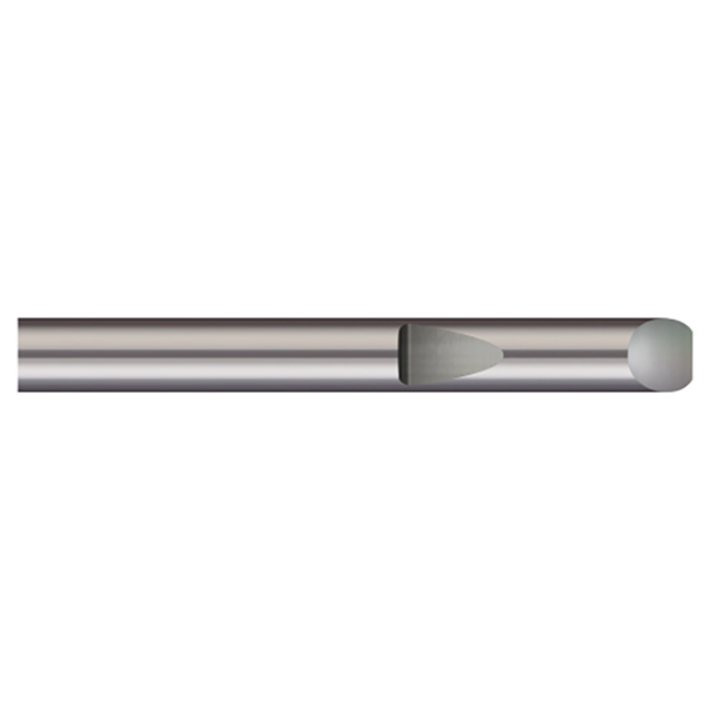 Micro 100 QSR-375-3.5 | 0.3750" Shank x 3.50" OAL Uncoated Solid Carbide Quick Change Full Round Blank