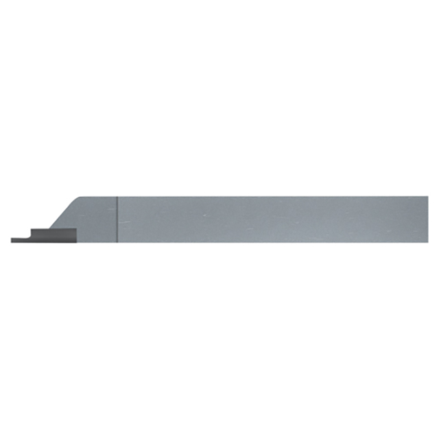 Micro 100 GS-068002 | 0.068" Width x 0.3300" Projection x 0.003" Radius x 0.3750" Square Shank x 3" OAL Uncoated Brazed Carbide Grooving Tool