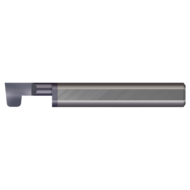 Micro 100 OR-096-8X | 0.096" Width x 0.250" Minimum Bore Diameter x 1/4" Shank x 2-1/2" OAL AlTiN Coated Carbide O-Ring Grooving Tool