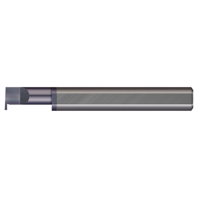 Micro 100 RR-039-12X | 0.039" Width x 3/4" Maximum Hole Depth x 3/8" Shank x 2-1/2" OAL AlTiN Coated Carbide Retaining Ring Grooving Tool