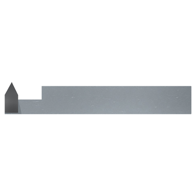 Micro 100 IDLT-60 | 0.4500" Minimum Bore Diameter x 0.615" Maximum Bore Depth x 3/8" Square Shank x 2.50" OAL Uncoated Brazed Carbide Left Hand Single Point Threading Tool