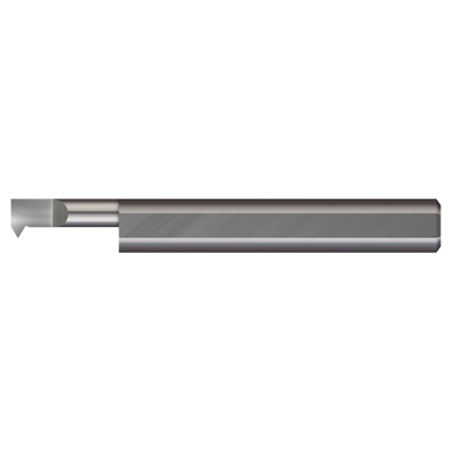Micro 100 IT-2001000 | 24-56 Thread Range x 0.2000" Minimum Bore Diameter x 1" Maximum Bore Depth x 1/4" Shank x 2-1/2" OAL Uncoated Brazed Carbide Single Point 60 Degree Right Hand Threading Tool