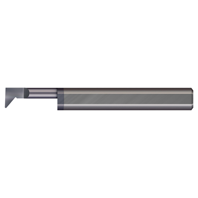Micro 100 PR-120250X | 0.1200" Minimum Bore Diameter x 1/4" Maximum Bore Depth x 0.008" Radius x 3/16" Shank x 2.00" OAL  Brazed Carbide Radial Profiling Tool