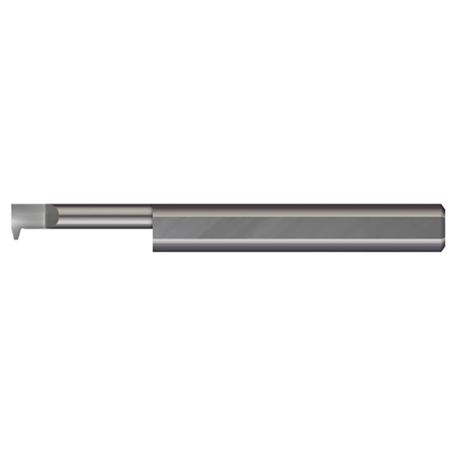 Micro 100 SAT-600-16 | 16 TPI x 0.0720" Minimum Bore Diameter x 0.600" Maximum Bore Depth x 1/4" Shank x 2.50" OAL Uncoated Brazed Carbide Stub Length Single Point Acme Threading Tool