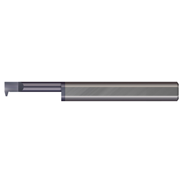 Micro 100 SAT-600-16X | 16 TPI x 0.0720" Minimum Bore Diameter x 0.600" Maximum Bore Depth x 1/4" Shank x 2.50" OAL AlTiN Coated Brazed Carbide Stub Length Single Point Acme Threading Tool