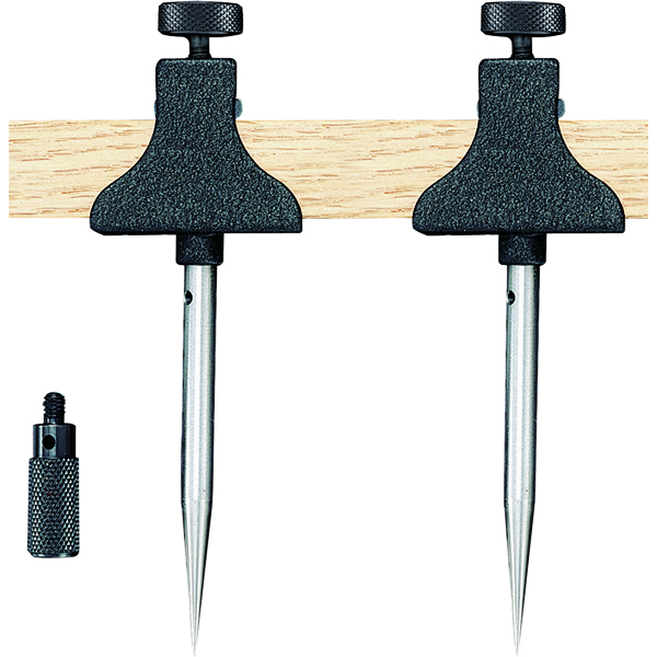 Starrett 50269 | 3" Steel Improved Trammel Head With Black Wrinkle Finish & Attachments
