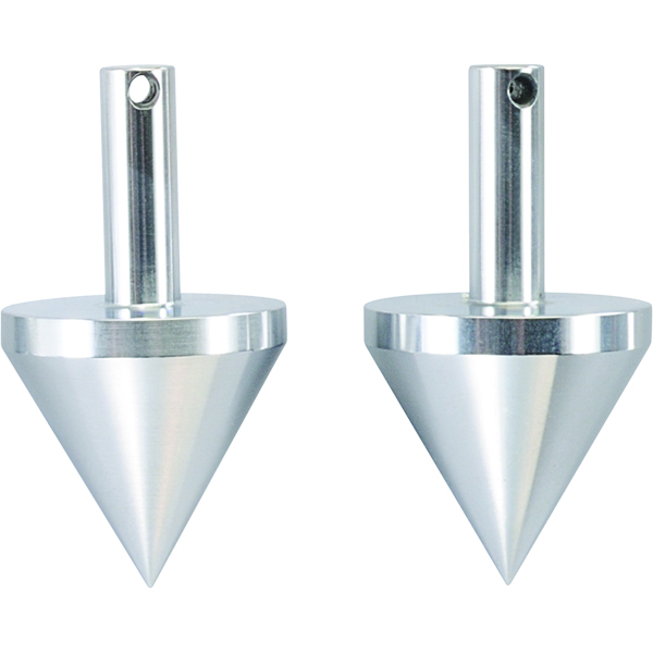 Starrett 12831 | Stainless Steel Cone Contact For Use With Carbon Fiber Calipers