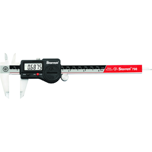 Starrett 798A-6/150 | 6" Range 0.0005" Resolution Stainless Steel Electronic Caliper