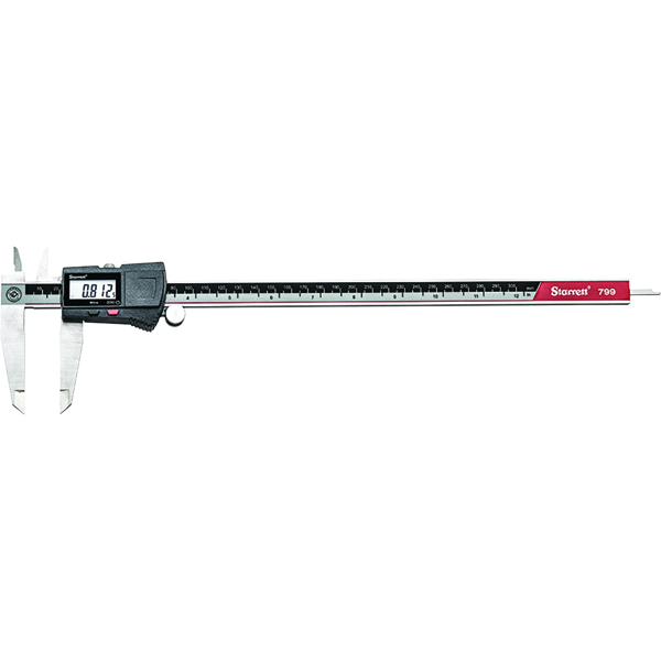 Starrett EC799A-12/300 W/SLC | 12" Range 0.0005" Resolution Stainless Steel Electronic Caliper with SPC Output
