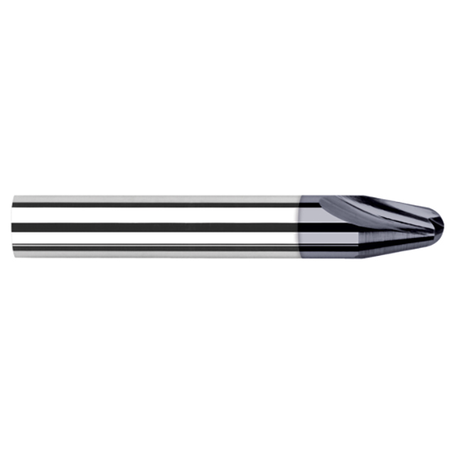 Harvey Tool 936300-C3 | 5 Degree Taper per Side x 1/8" Shank x 0.5570" LOC 2 Flute AlTiN Coated Carbide Runner Cutter