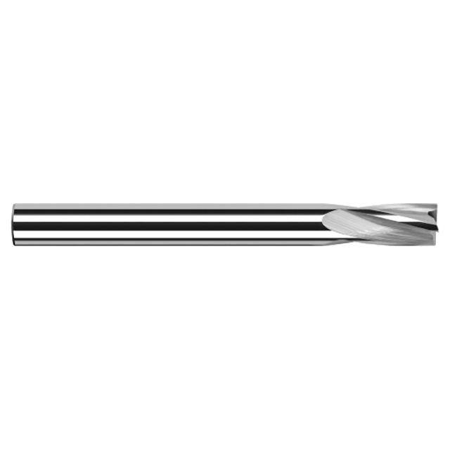 Harvey Tool 23390 | 0.0900" Diameter x 1/8" Shank x 3/8" Flute Length x 1-1/2" OAL 4 Flute Uncoated Carbide Flat Bottom Counterbore