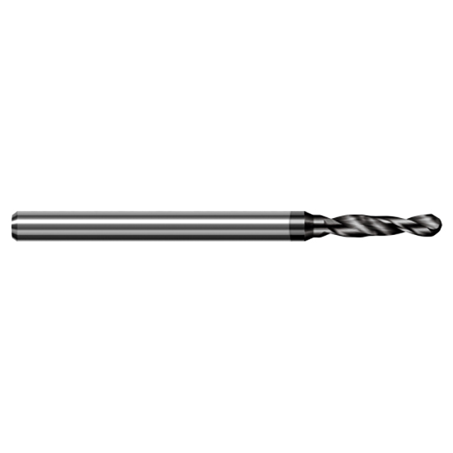 Harvey Tool AWS1181-C4 | 3.0000mm Diameter 130 Degree Drill Point Angle Amorphous Diamond Coated Carbide Micro Tool Bit