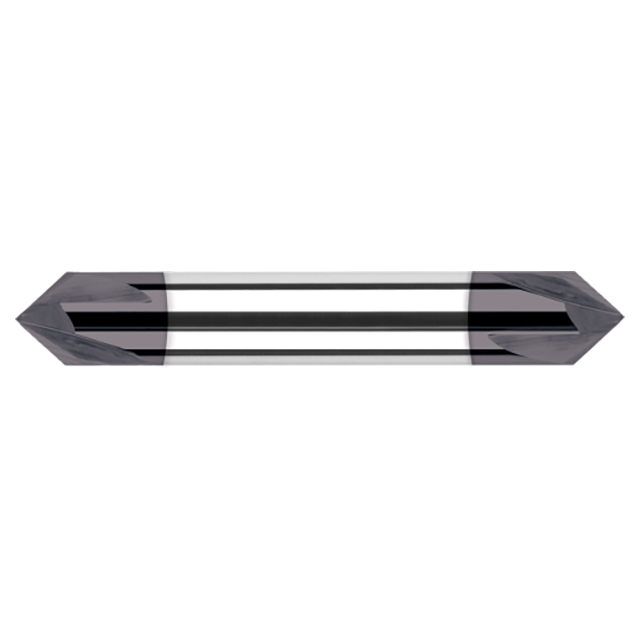 Harvey Tool 905850-C3 | 0.3750" OAL x 1/2" Cutter Diameter x 1/2" Shank x 100 Degree Included Angle 2 Flute AlTiN Coated Carbide Chamfer Mill