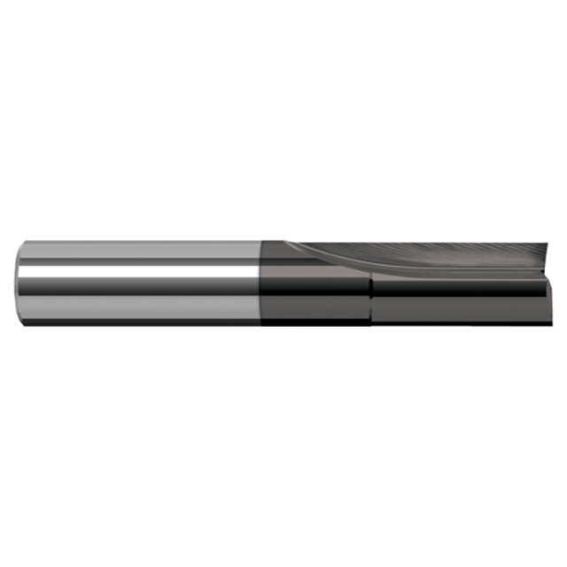 Harvey Tool 825193-C4 | 3/32" Diameter x 1/8" Shank x 9/64" LOC x 1-1/2" OAL 2 Flute Amorphous Diamond Coated Carbide Straight Flute End Mill