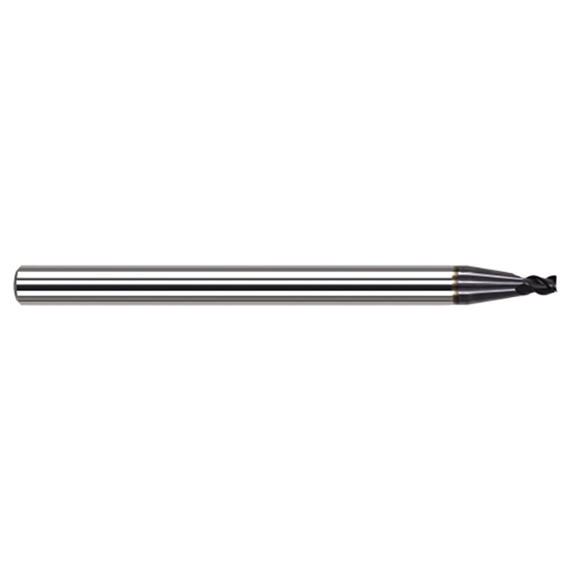 Harvey Tool 853662-C6 | 1/16" Diameter x 1/8" Shank x 3/32" LOC x 1-1/2" OAL x 0.0030" Corner Radius 3 Flute AlTiN Nano Coated Carbide Corner Radius End Mill