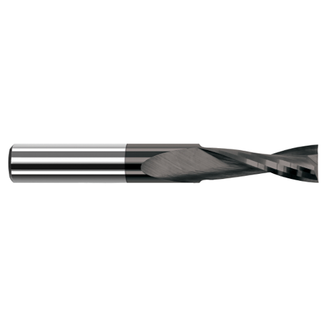 Harvey Tool 49932-C4 | 1/2" Diameter x 1/2" Shank x 2-5/8" LOC x 5" OAL 2 Flute Amorphous Diamond Coated Square End Mill For Plastics