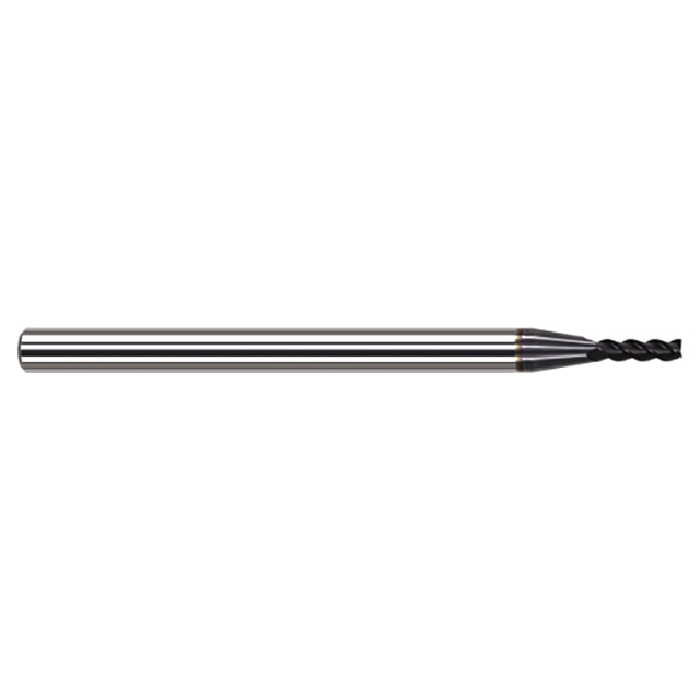 Harvey Tool 886316-C6 | 1/4" Diameter x 1/4" Shank x 1" LOC x 4" OAL 4 Flute AlTiN Nano Coated Square End Mill For Exotic Alloys