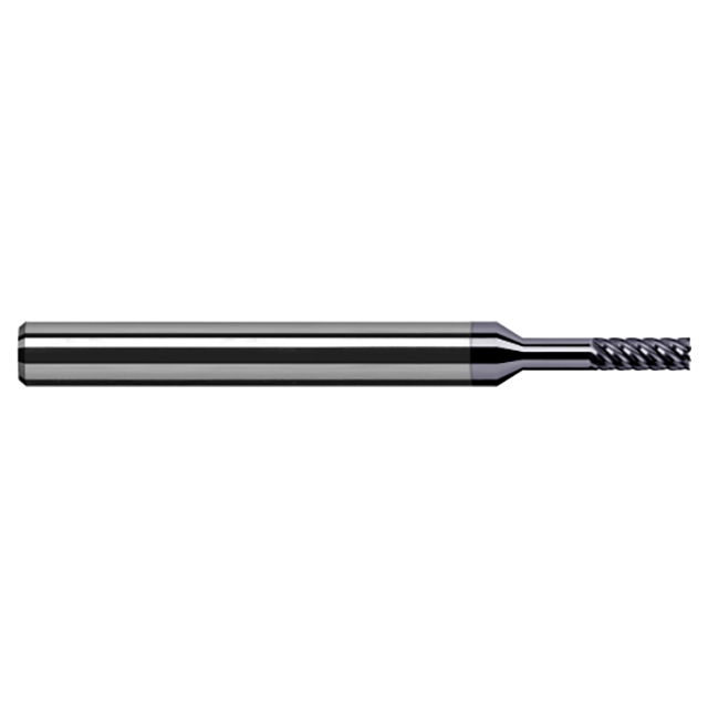 Harvey Tool 940810-C6 | 5/32" Diameter x 3/16" Shank x 0.4700" LOC x 3" OAL 7 Flute AlTiN Nano Coated Square End Mill For Exotic Alloys