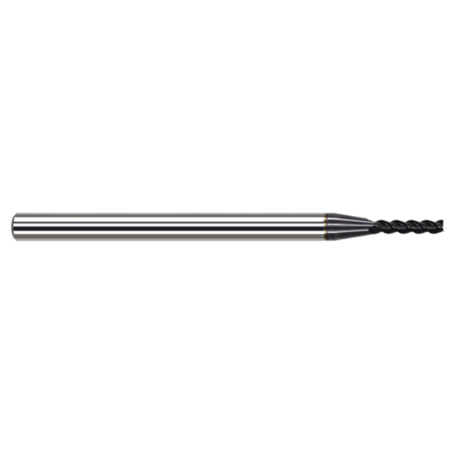 Harvey Tool 852993-C6 | 3/32" Diameter x 1/8" Shank x 1/2" LOC x 2-1/2" OAL 4 Flute AlTiN Nano Coated Square End Mill For Exotic Alloys