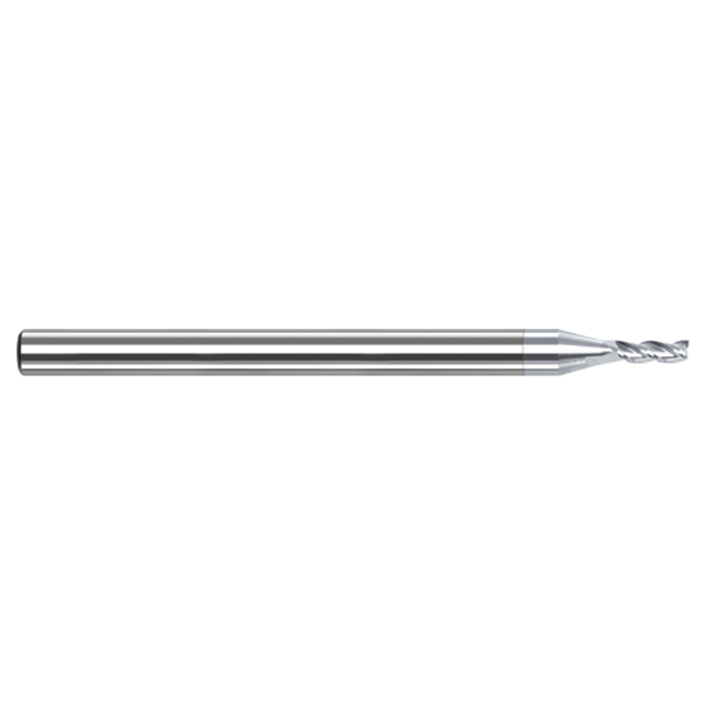 Harvey Tool 857278-C8 | 5/64" Diameter x 1/8" Shank x 5/16" LOC x 2-1/2" OAL 3 Flute TiB2 Coated Square End Mill For Aluminum Alloys