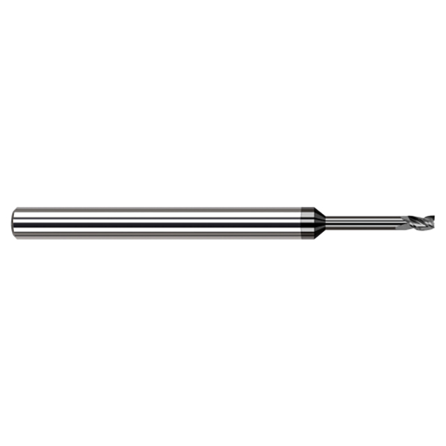 Harvey Tool 934862-C4 | 1/16" Diameter x 1/8" Shank x 3/32" LOC x 2-1/2" OAL 3 Flute Amorphous Diamond Coated Square End Mill