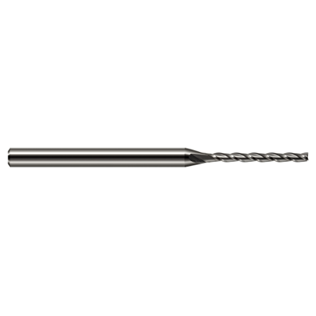Harvey Tool 837908 | 1/8" Diameter x 1/8" Shank x 1-1/8" LOC x 2-1/2" OAL 3 Flute Uncoated Coated Square End Mill