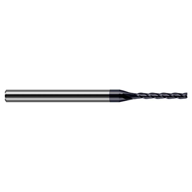 Harvey Tool 897935-C3 | 0.0350" Diameter x 1/8" Shank x 1/4" LOC x 2-1/2" OAL 3 Flute AlTiN Coated Square End Mill