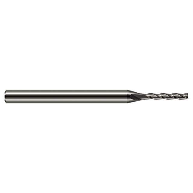 Harvey Tool 888439 | 0.0390" Diameter x 1/8" Shank x 5/32" LOC x 2-1/2" OAL 3 Flute Uncoated Coated Square End Mill