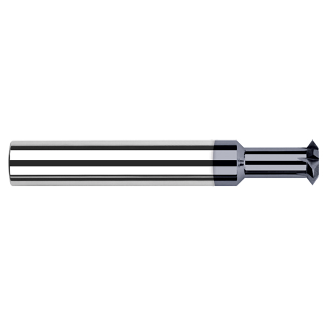 Harvey Tool 821808-C3 | 1/8" Diameter x 1/16" Width of Cut x 1/8" Shank x 90 Degree Included Angle AlTiN Coated Carbide Angle Cutter