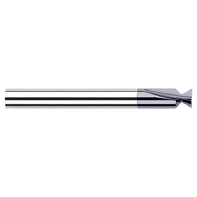Harvey Tool 832332-C3 | 1/2" Diameter x 1/2" Shank x 1/2" Width x 70 Degree Included Angle AlTiN Coated Carbide Dovetail Cutter