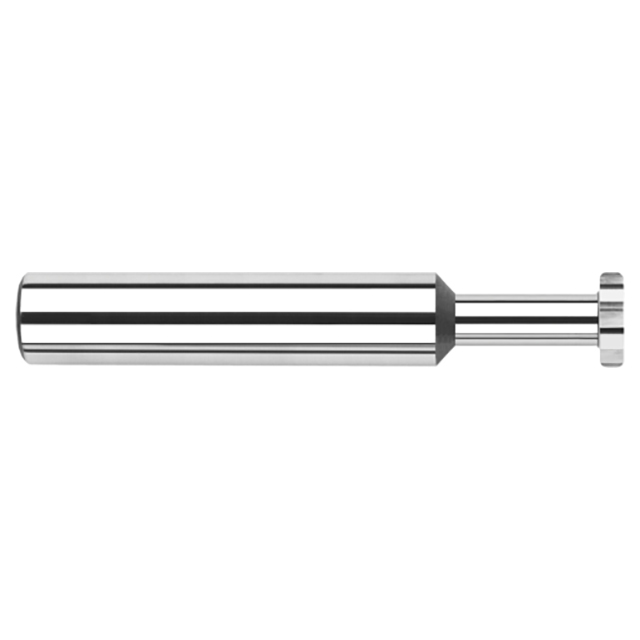 Harvey Tool 933730 | 1/2" Diameter x 1/16" Width x 1/2" Shank Uncoated Carbide Woodruff-Keyseat Cutter