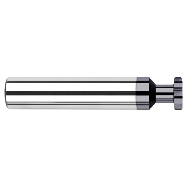 Harvey Tool 857960-C3 | 3/8" Diameter x 1/8" Width x 3/8" Shank AlTiN Coated Carbide Woodruff-Keyseat Cutter