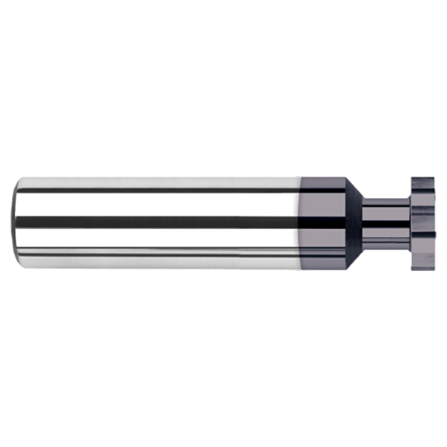 Harvey Tool 982540-C3 | 1/8" Diameter x 0.0400" Width x 1/8" Shank AlTiN Coated Carbide Woodruff-Keyseat Cutter