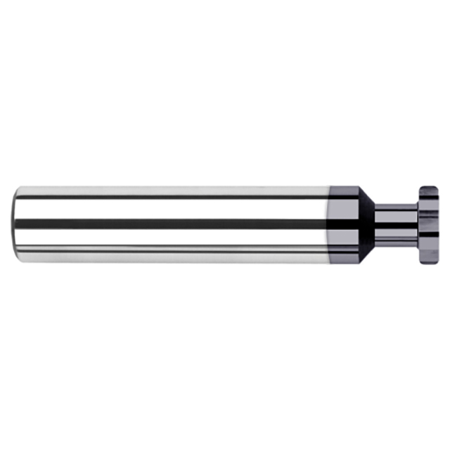 Harvey Tool 837631-C3 | 1/8" Diameter x 1/32" Width x 1/8" Shank AlTiN Coated Carbide Woodruff-Keyseat Cutter