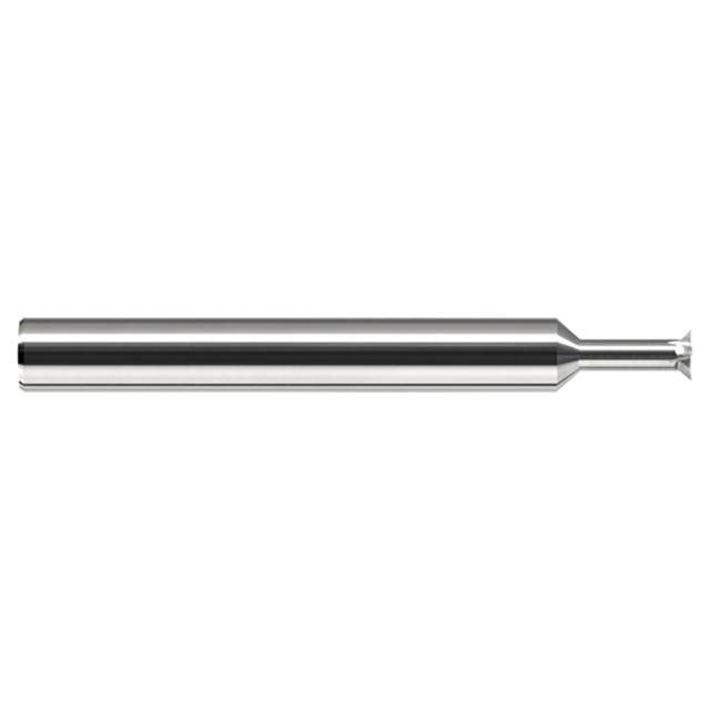 Harvey Tool 906116 | 0.2500" Head Diameter x 0.0440" LOC x 1/4" Shank 5 Flute Uncoated Carbide Back Chamfer Mill