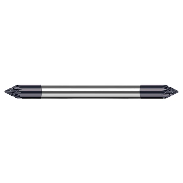 Harvey Tool 898330-C3 | 30 Degree Angle per Side x 1/8" Shank x 0.0990" LOC x 2-1/2" OAL AlTiN Coated Carbide Deburring Chamfer Mill
