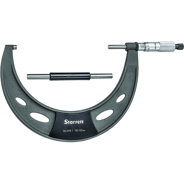Starrett 51094 | 125mm-150mm Outside Micrometer 0.01mm Graduation Ratchet Thimble