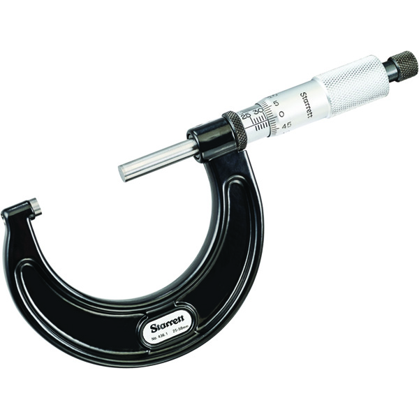 Starrett V436.1MXRL-50 | 25mm-50mm Outside Micrometer 0.001mm Graduation Ratchet Thimble