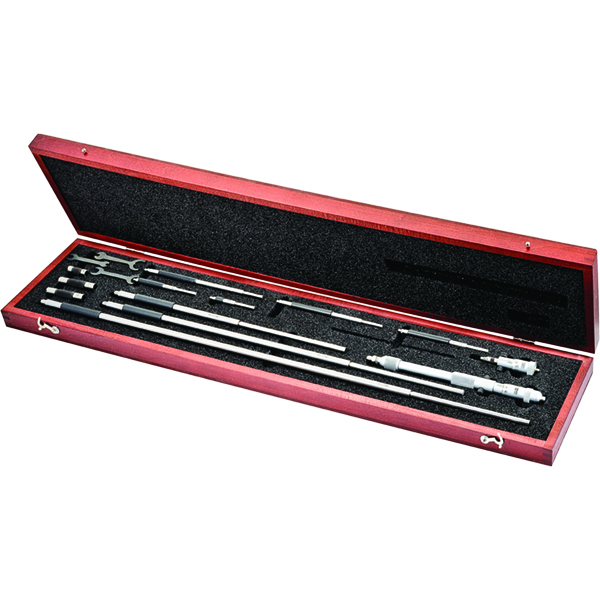 Starrett 56144 | 50mm-800mm Range Inside Micrometer Set 0.01mm Graduation