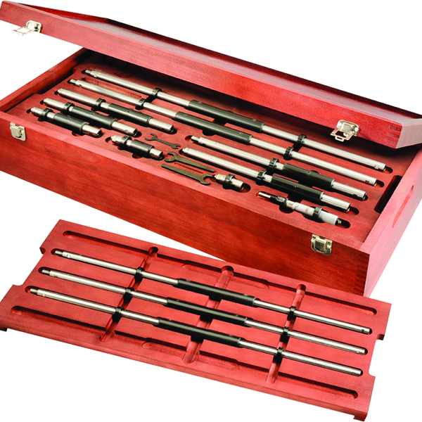 Starrett 128BZ | 6"-150" Range Inside Micrometer Set 0.0010" Graduation