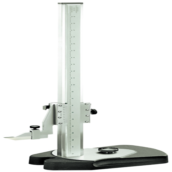 Starrett 254EMZ-24 | 24" Satin Chrome Coated Steel Vernier Height Gage 0.0010" Graduation