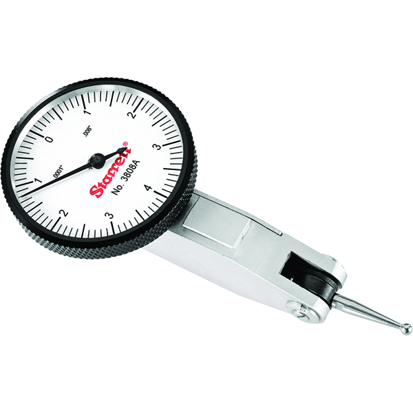 Starrett 3808A | 0"-1/64" Range Dial Test Indicator 0.0001" Graduation White Dial
