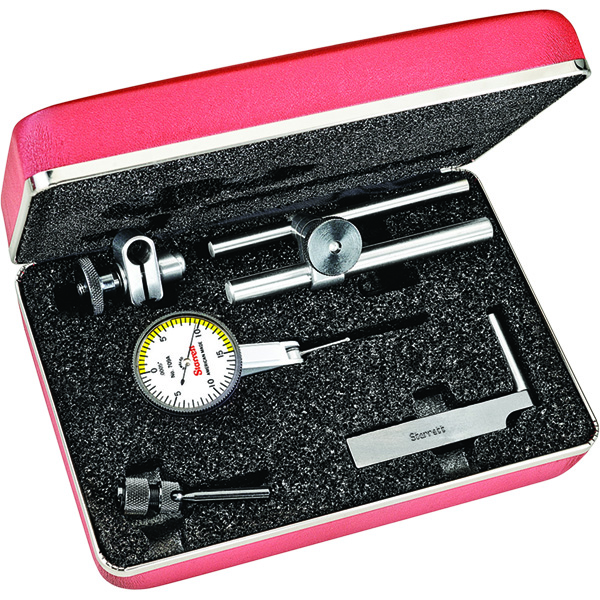 Starrett 65857 | 0"-3/64" Range Dial Test Indicator 0.0005" Graduation White Dial