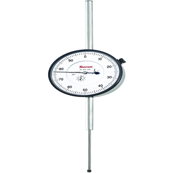 Starrett 656-3041J | 3" Dial Indicator 0.0010" Graduation White Dial
