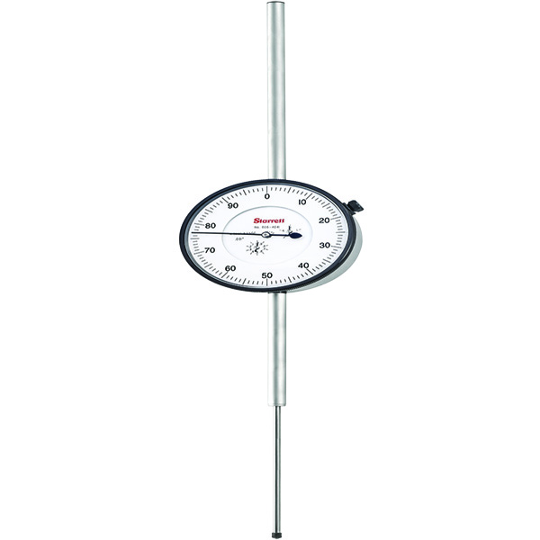Starrett 656-4041J | 4" Dial Indicator 0.0010" Graduation White Dial