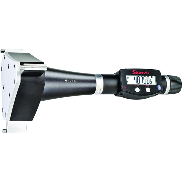Starrett 770BXTZ-5 | 4.0000"-5.0000" Range Digital Internal Micrometer 0.0005" Resolution